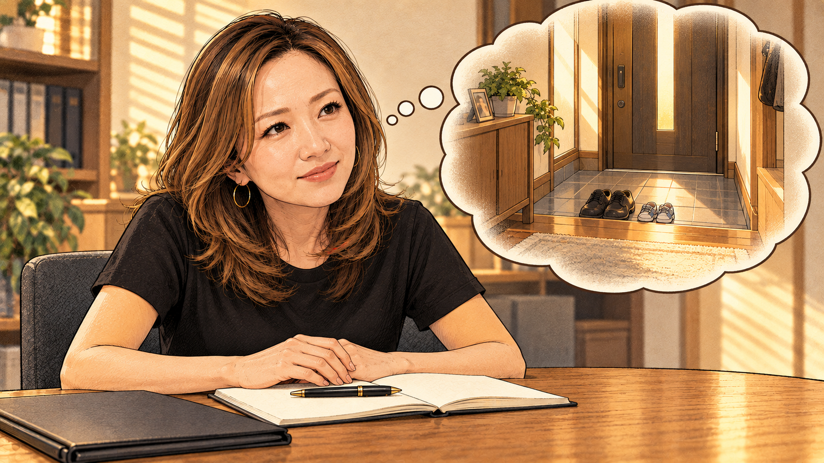 調査結果の先に続く暮らしへ思いを向ける新木